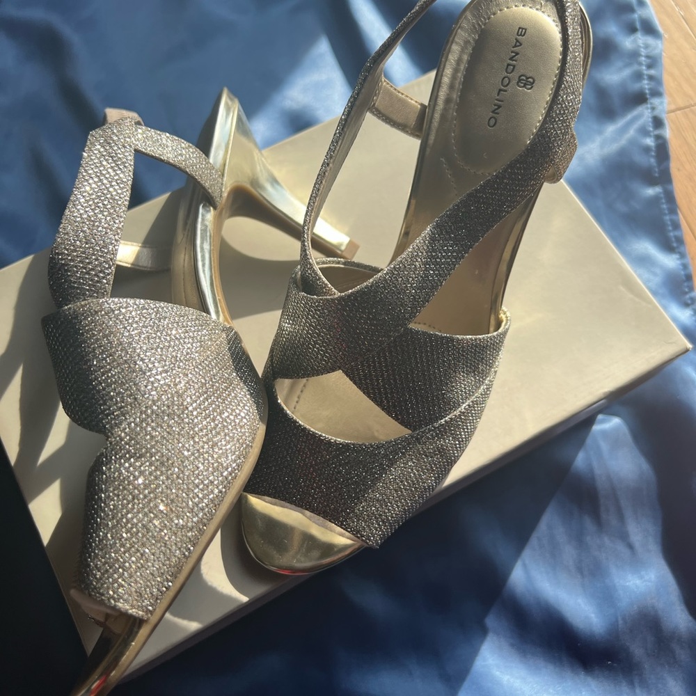Dressy heels by Bandolino. Size 10. Great condition!